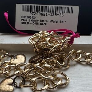 Gold Metal Waist Belt